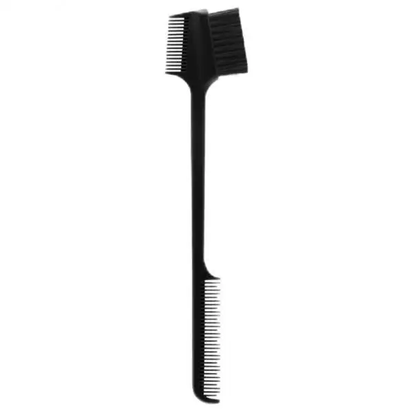 ABS Plastic Eyebrow Brush with Comb Dual Ended Makeup Applicator for Eyelash Grooming and Professional Styling