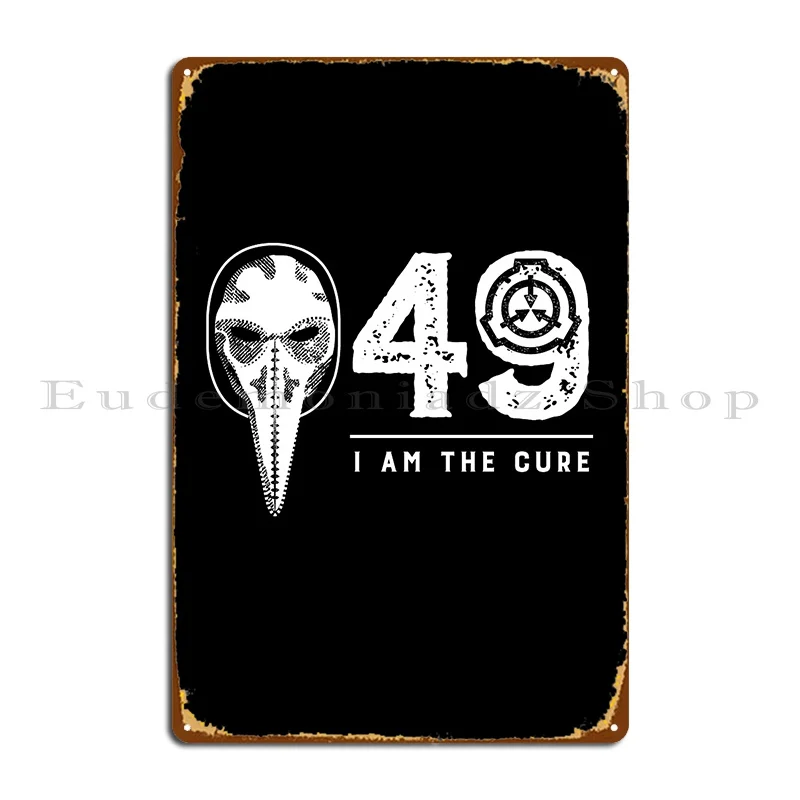 Scp 049 Plague Doctor Scp Foundation I Am The Cure Metal Plaque Poster Plaques Create Wall Decor Design Tin Sign Poster