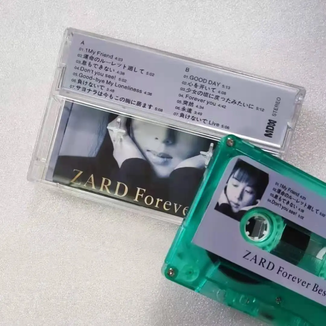 ZARD Forever أفضل شريط مغناطيسي للموسيقى أعظم ألبوم الزيارات كاسيت كوسبلاي وكمان مسجل السيارة صندوق المسارات الصوتية موسيقى الحفلات