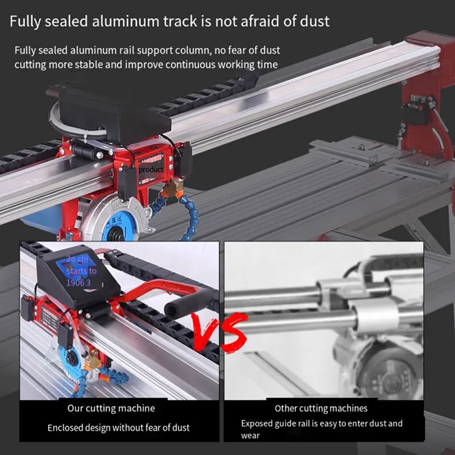 Wandeli shjin 1200mm water jet ceramic tile cutting machine electric desktop ceramic tile saw cutting machine stone cutting mach