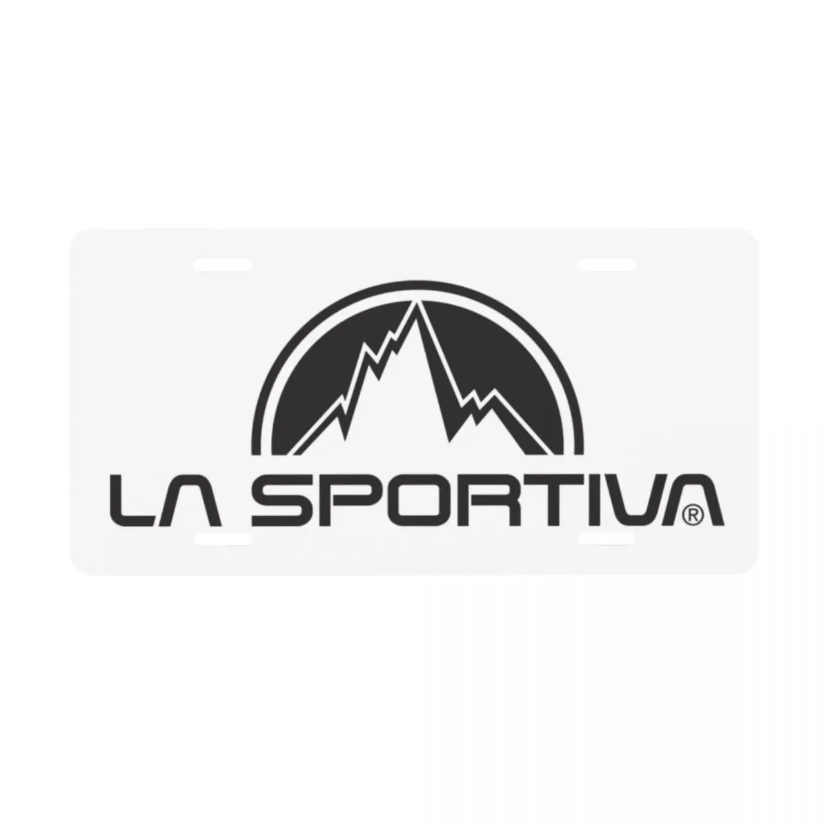 La Sportiva Logo License Plate Cover Custom Climbing Decoration Vanity Tag Aluminum Metal License Plate Sign 6x12 Inch