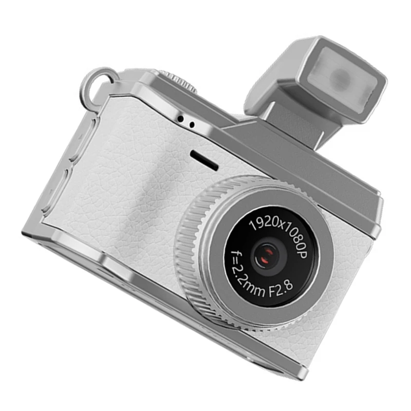  Compacted Video Camera Keychain Flash Enabled 0.96 Inch Screen High Definition For Night Photography Shot Everyday Use