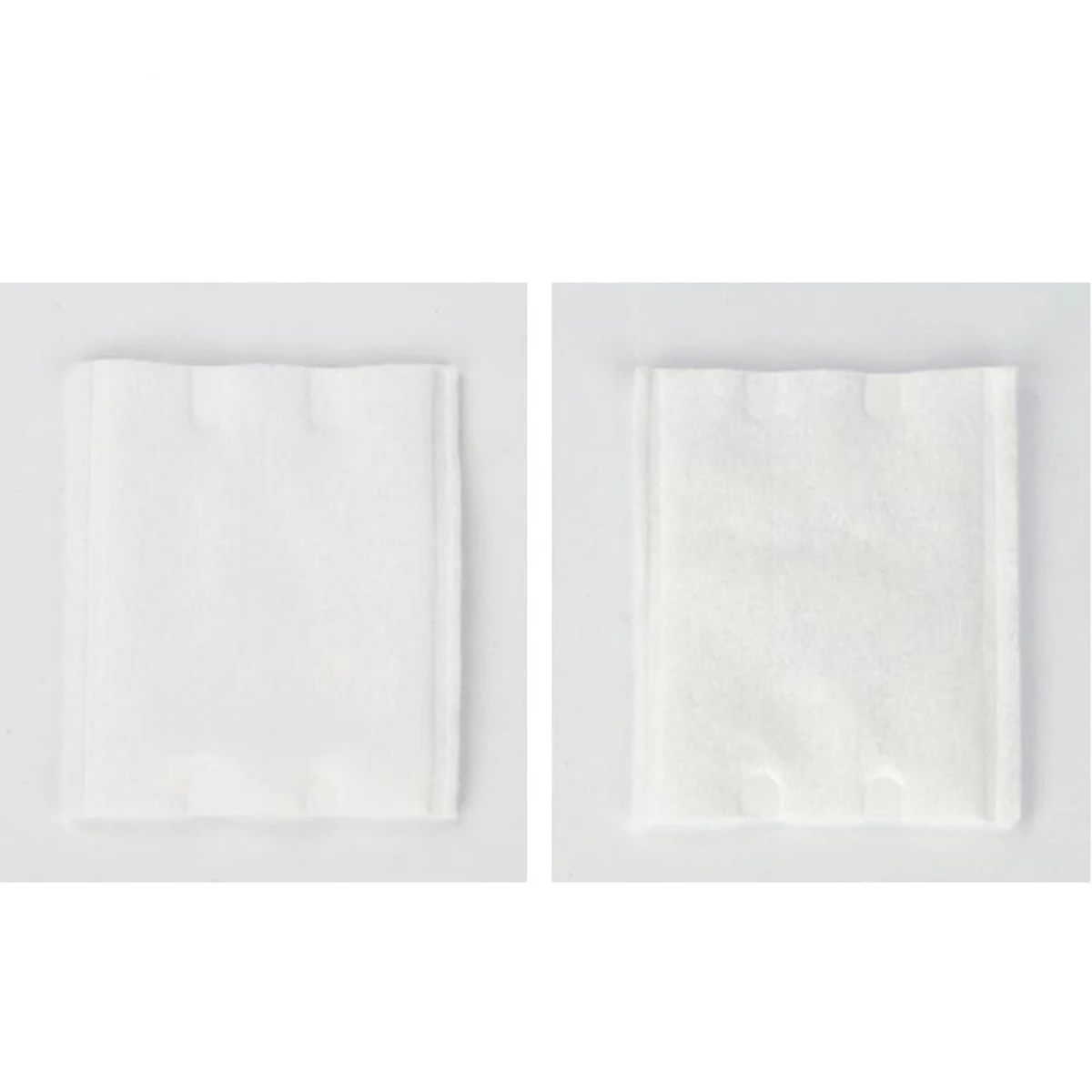 

64 pcs Portable Makeup Pads Disposable Soft Facial Cotton Squares Skincare Cleansing Remover For Travel Home Salon Lightweight