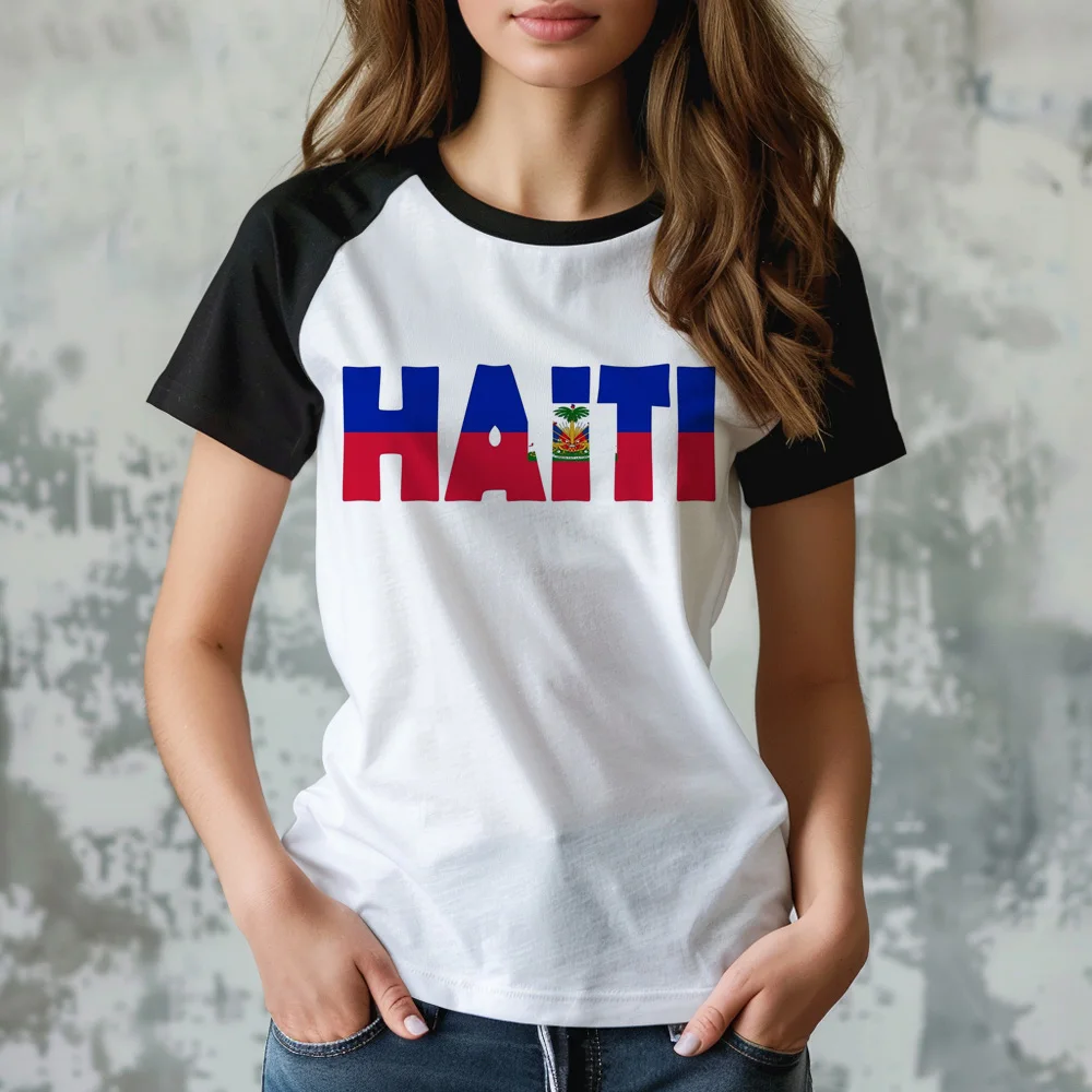 Haiti tshirt women streetwear graphic harajuku t-shirts girl graphic harajuku clothing