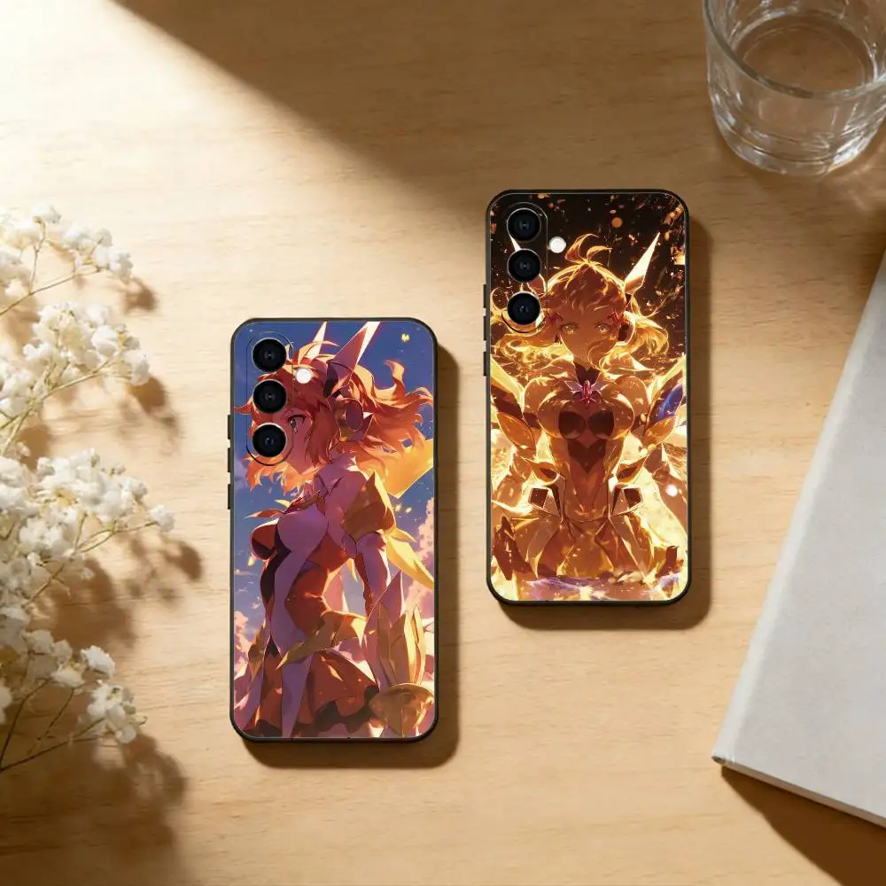 Senki Zesshou Symphogear Phone Case Black Silicone Soft For Samsung Galaxy A73,A72,A71,A70,A53,A52,A51