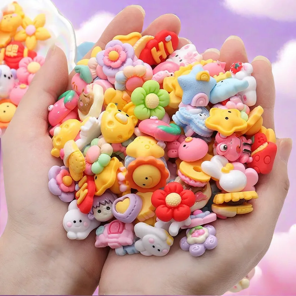 Lot Of 10,25,50 Cartoon Random Shoe Charms, Resin Random Different Charms,Cute Charms, Charms Bulk, Charms Pack, Random Charms