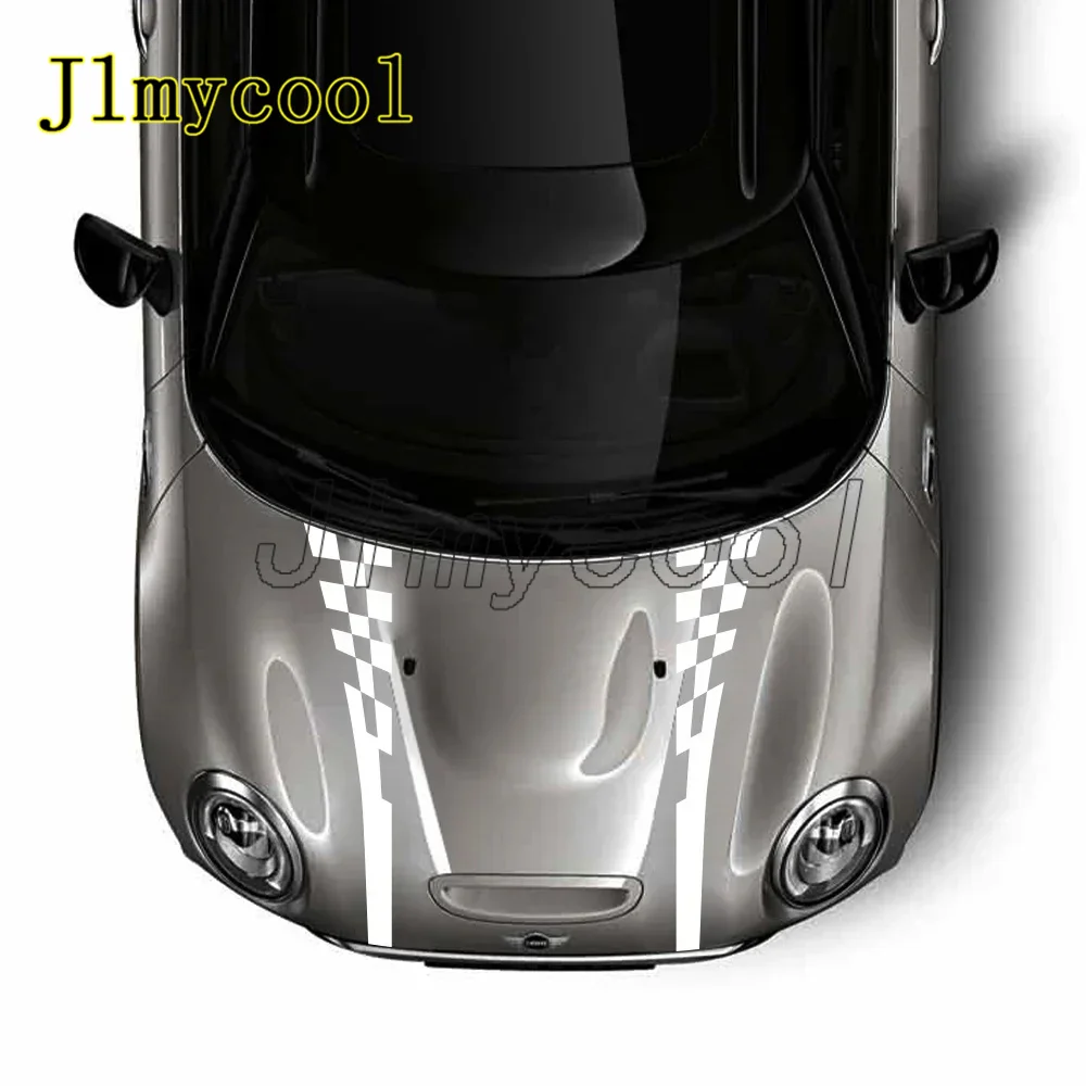 

Car Hood Sticker Vinyl Decor Decals For Mini Cooper S JCW Countryman F56 F55 F60 R56 R60 R61 R56 F54 Auto Styling Decal Sticker