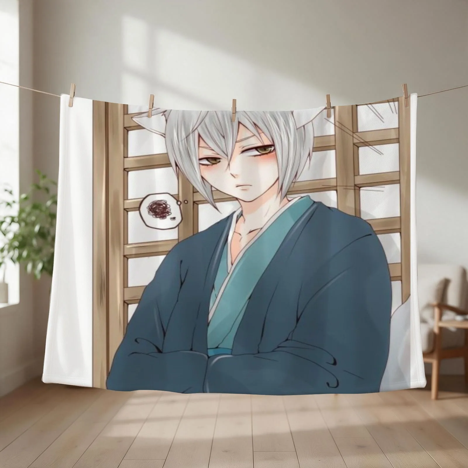 Tomoe of Kamisama Throw Blanket Hairy warm for winter Custom Sofa Blankets