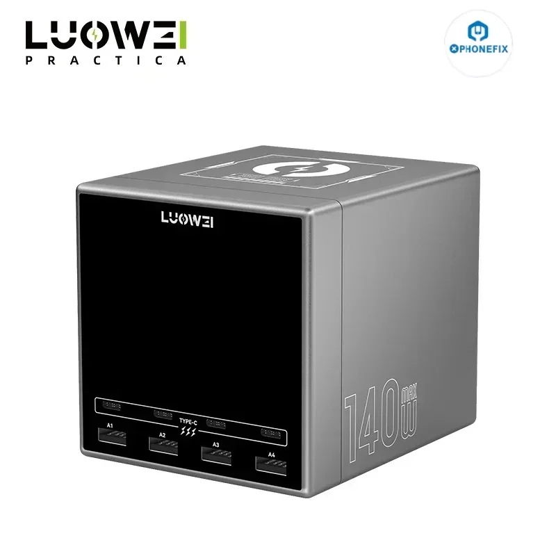 LUOWEI 140W Maximum Output Super-Fast Charging Support PD3.0 Protocol Wireless Charger For Phone USB Charging Station Repair