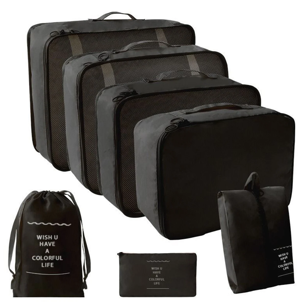 Generic 7-Piece Travel Organizer Packing Cube Set 3