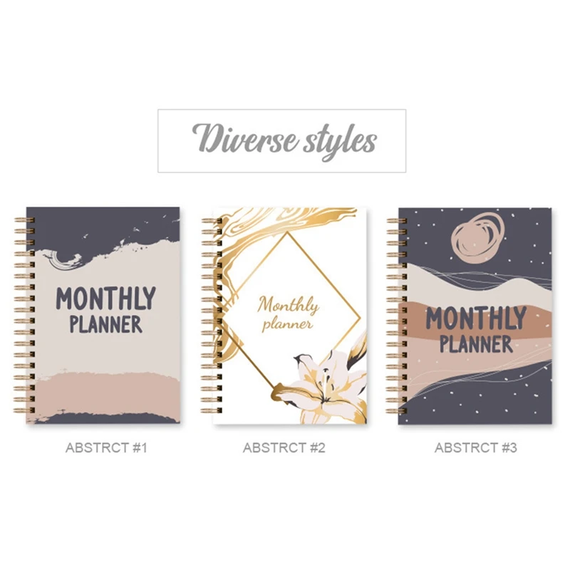 A5 Daily Weekly Planner Agenda Notebook Weekly Goals Habit Schedules Stationery Office School Supplies