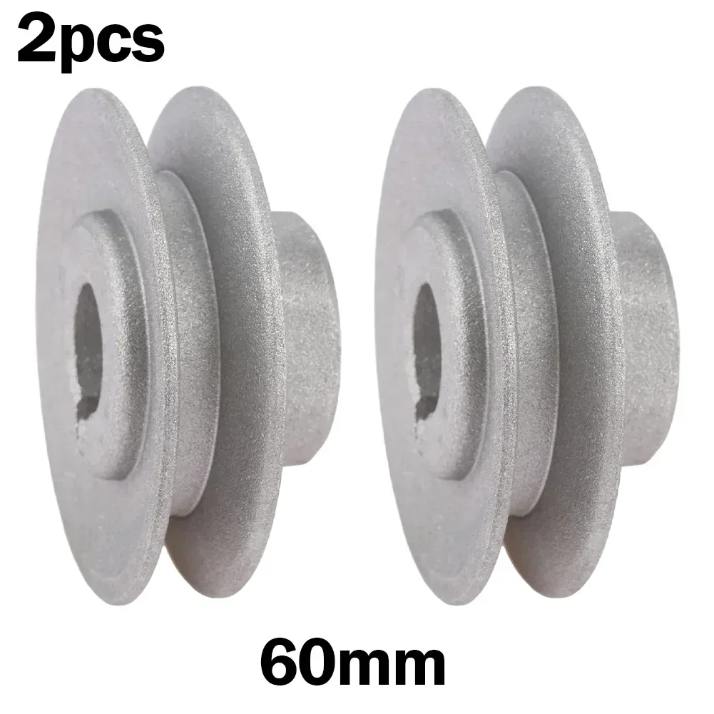 Poulie de moteur d'embrayage pour machine à coudre industrielle, fournitures de couture en déclin, bricolage, nouveau, 40mm, 50mm, 55mm, 60mm, 65mm, 2 pièces