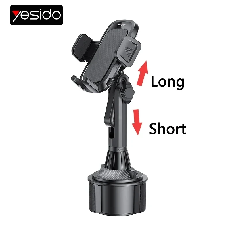 

Cell Phone Cup Holder Car Mug Holder Mobile Car Cup Phone Holder Adjustable Gooseneck Tube for GPS Smartphone iPhone Xiaomi