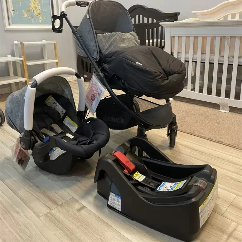 

3-in-1High-view Baby Stroller,Can Be Used in Sitting or Reclining Positions,Reversible and Foldable.Equipped with An ISOFIX Base