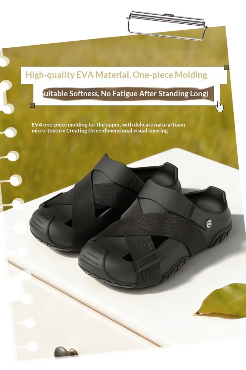 Pantoffel Clog Herren EVA Flip-Flop Rutschfeste Klappersandalen Slides Outdoor Sommer Garten Haus Hausschuh Strand Pflegearbeiter Plateau Damen – Detail 8