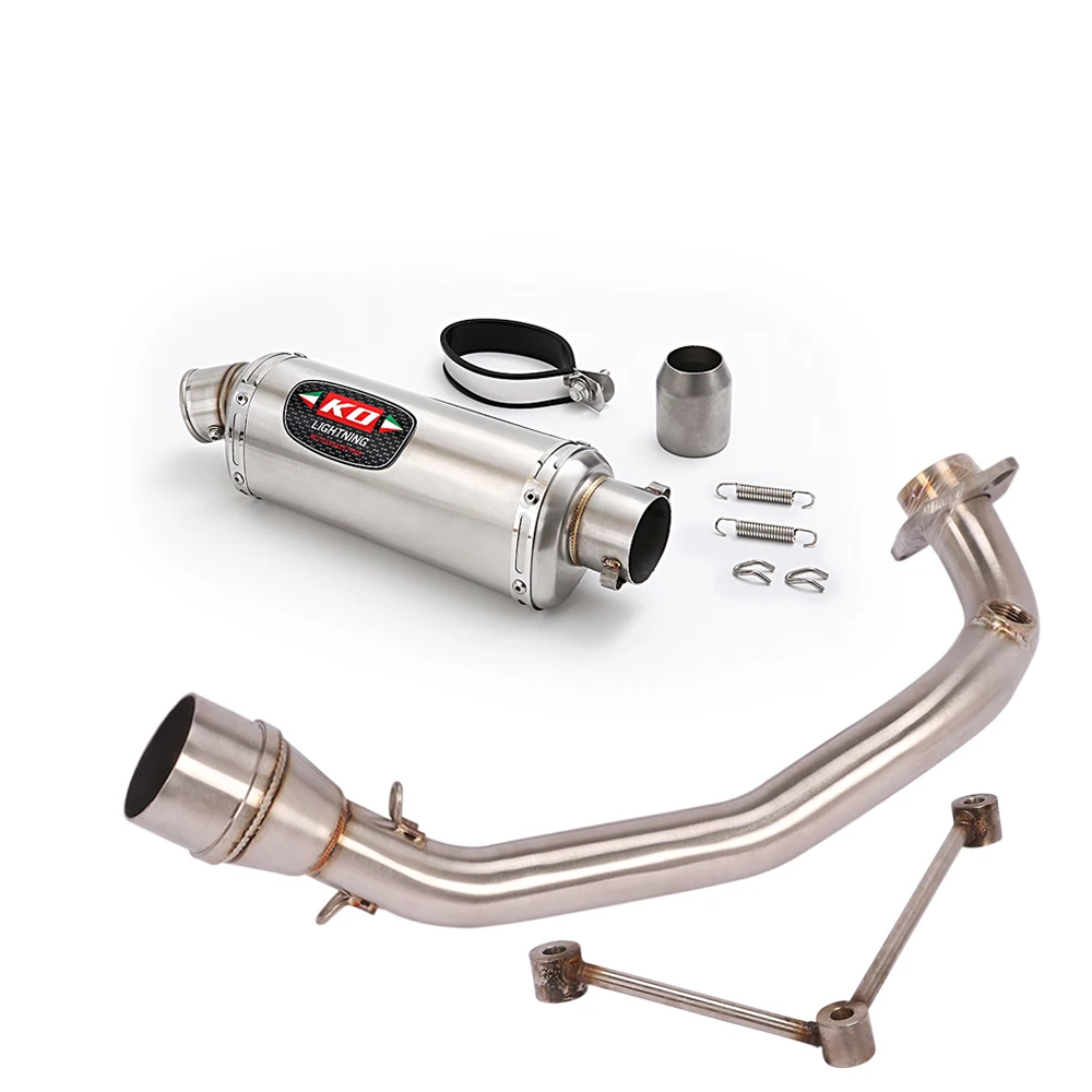 

Slip On For BWS 125 2002-2017 Motorcycle Exhaust System Stainless Steel Middle Link Pipe Escape Moto Muffler DB Killer