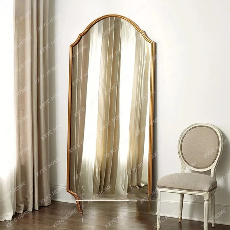 XX simple full-length mirror, bedroom floor-to-ceiling mirror, living room entrance decoration, dressing, floor mirror