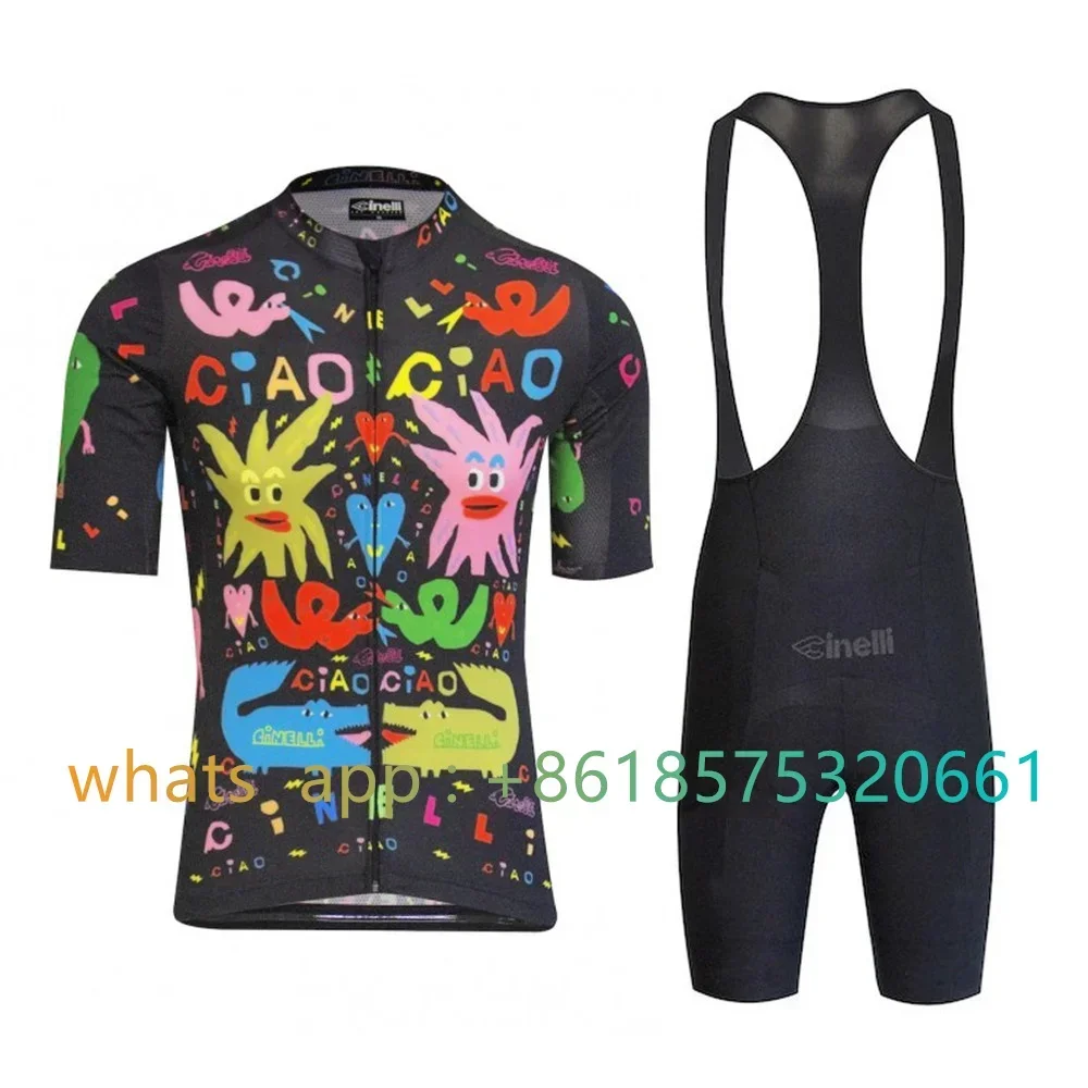 Ropa de hombre de la marca Cinellinful Pro team, conjunto de maillot de ciclismo, traje de triatlón, maillot de ciclismo, ropa de ciclismo.