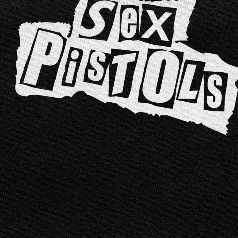 Custom Sex Pistols Rock Roll T Shirts for Men Cotton Tee Heavy Metal Band Tshirts Short Sleeved Urban T-shirt Clothes