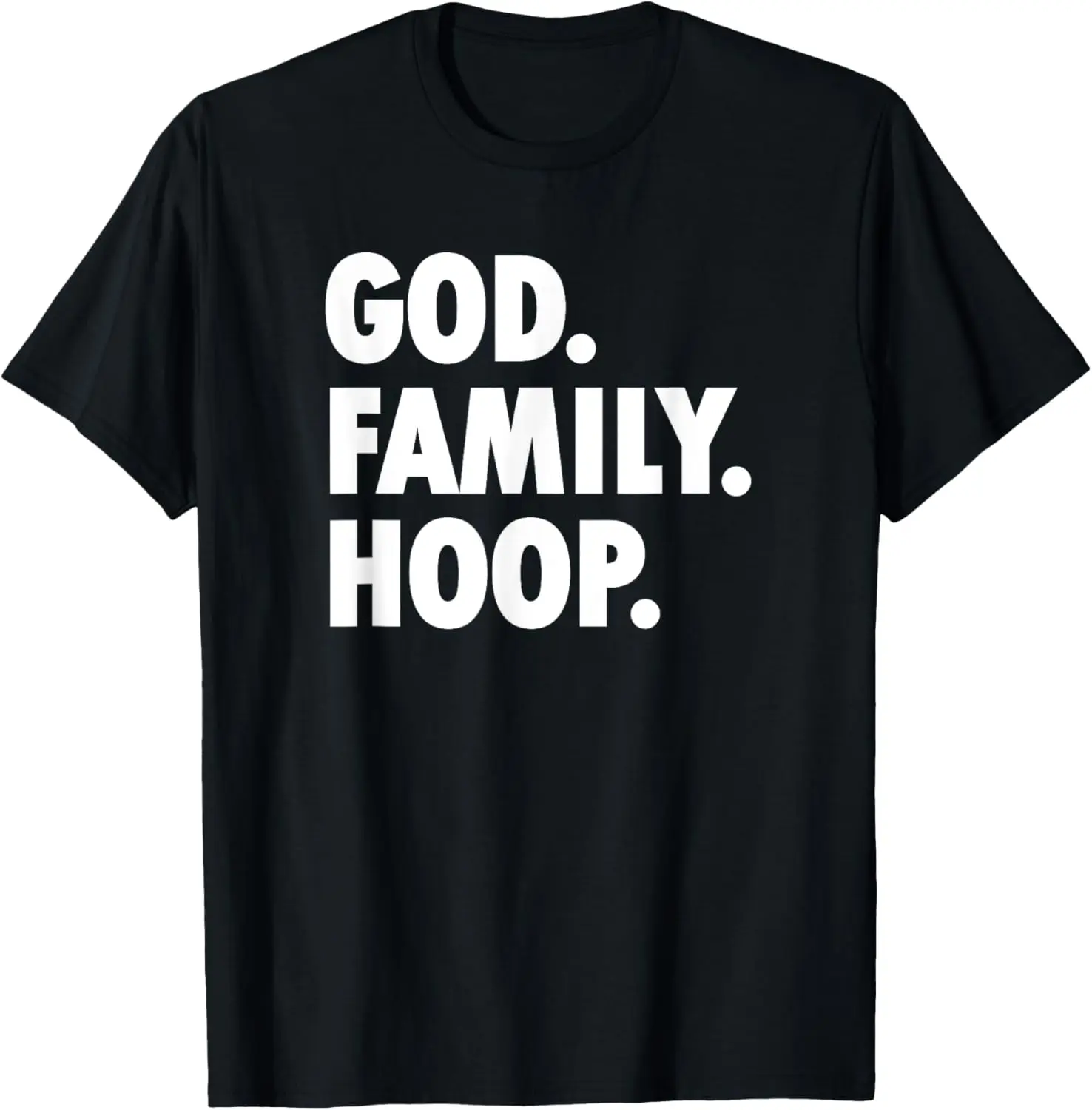 God Family Hoop - Novelty Basketball T-Shirt