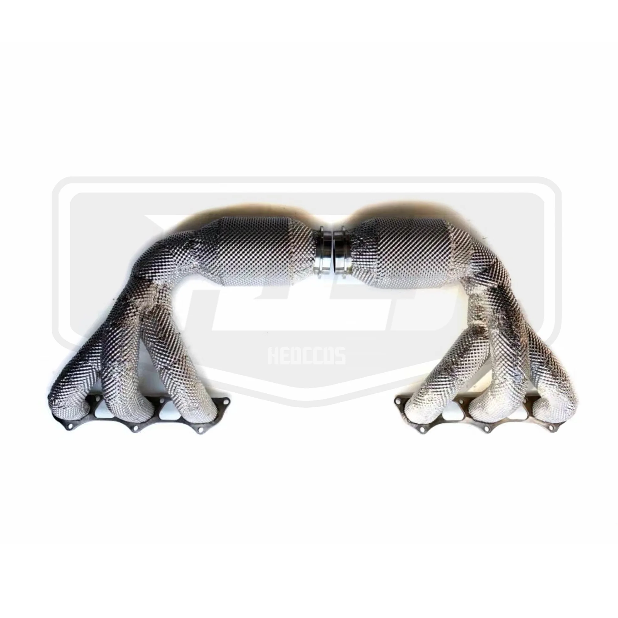 HEO Exhaust Manifold For Porsche 911 991.1/991.2 GT3 RS 3.8L 2014-2019 catted downpipe With Heat Shield Downpipe Manifold