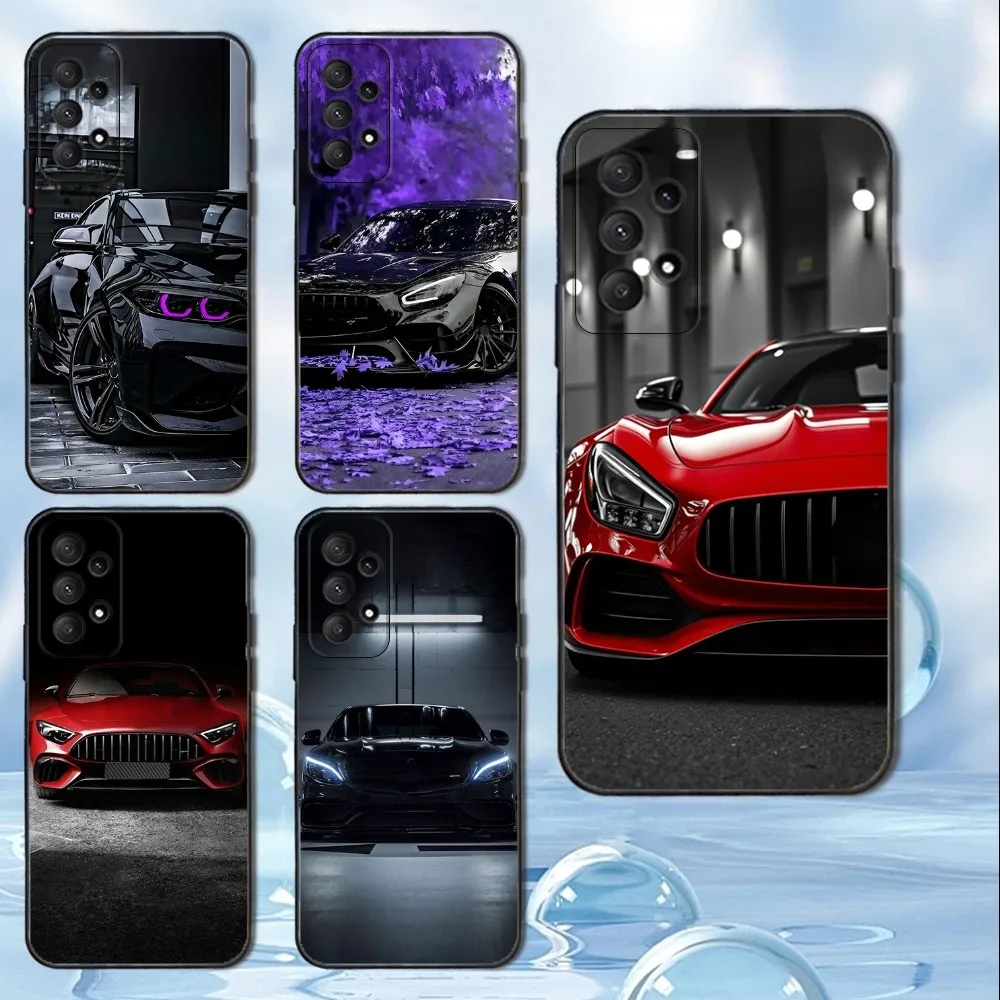 

Car M-Mercedes-Benz-Back Phone Case For Samsung Galaxy A13,A21s,A22,A31,A32,A52,A53,A71,A80, Soft Black Cover