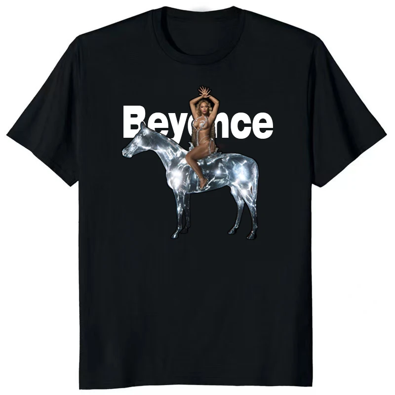 Pop Singer Beyonce Renaissance T-Shirts 2022 New Album Tee for Fans Unisex Short Sleeve Fashion Tops Casual Streetwear Camisetas