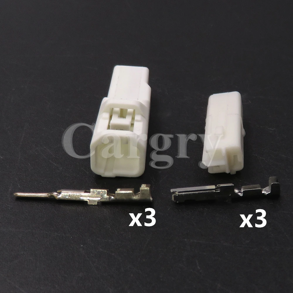 1 Set 3P 6098-3751 6098-3752 Car Wiring Socket AC Assembly Automobile Modification Accessories Auto Male Female Adapter