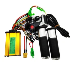 36V 48V Electric Bike Scooter Speed Cruise Throttle Accelerator and Brushless Controller 250W 350W Universal