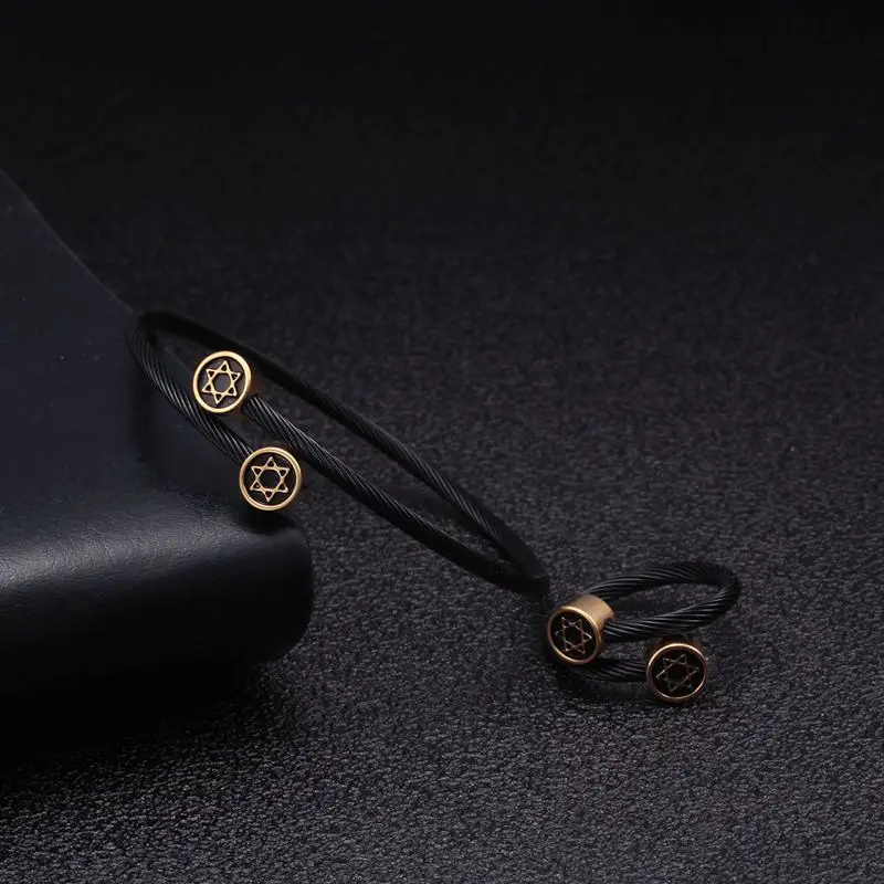 2 Pcs Brand Men Women Chain Link Charm Bracelets Vintage Stainless Steel Cuff Sporty Bracelets For Wedding Party Jewelry Gift