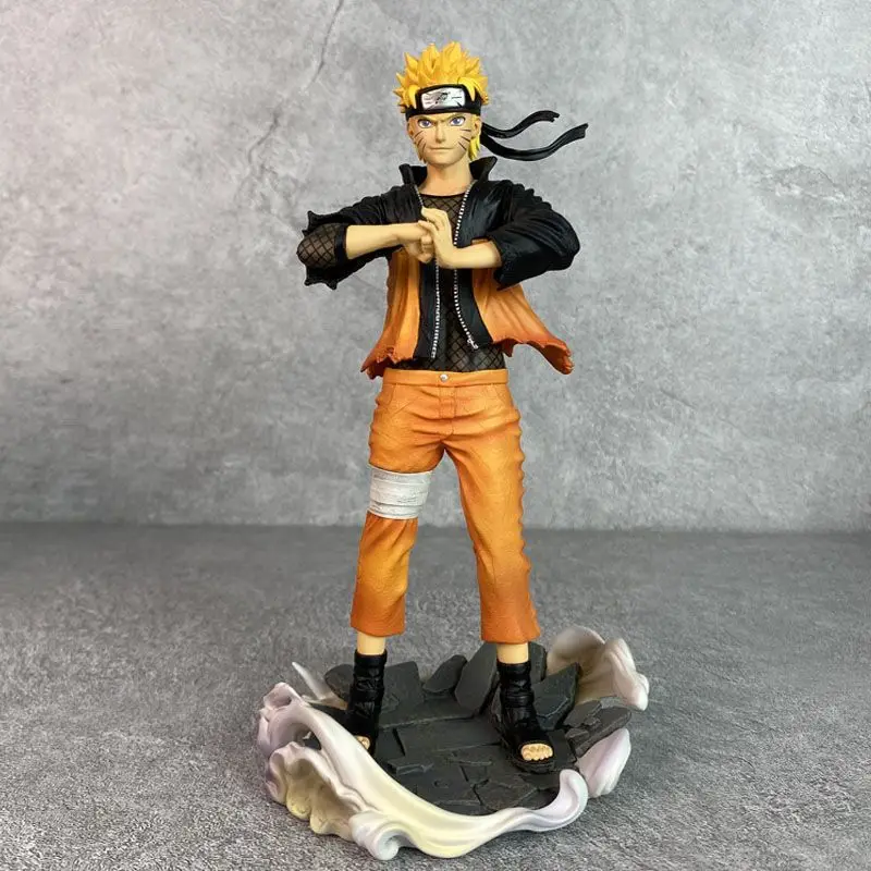 Figura de acción de Naruto Uzumaki para niños, Kit de modelo terminado de Pvc, estatua de colección de Robot, adorno, juguete de regalo, nuevo