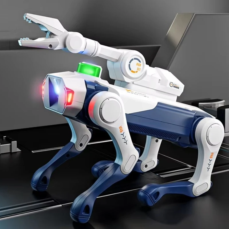 Brinquedo Carro Legal, Presente Divertido - Cão Robô RC Inteligente com IA, Brinquedo Eletrônico Interativo Programável, Carro RC Kawaii para Meninos