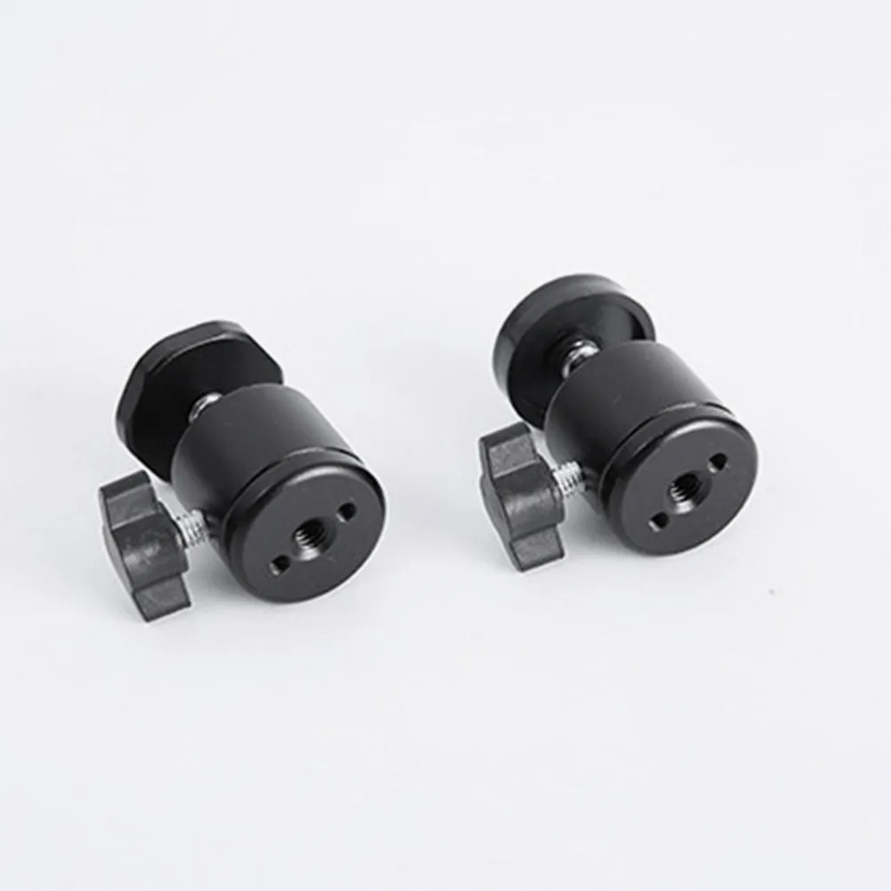 8pcs 360 Degree Metal For Live Streaming Photography Accessories 1/4 Inch Screw Mount 1/4 Camera Tripod Adapter Tripod Ball Head