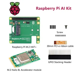 Official Raspberry Pi 5 AI Kit bundles an M.2-format Hailo 8L AI accelerator with the Raspberry Pi M.2 HAT+ 13TOPS