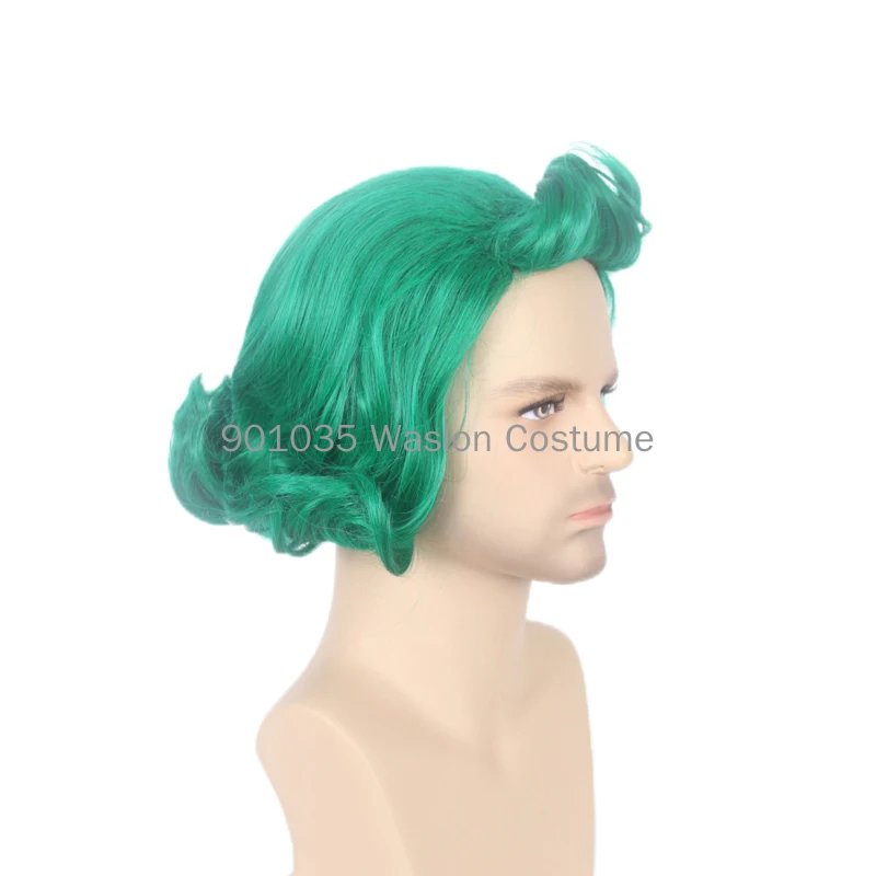 Adult Halloween Cosplay Wig The Chocolate Factory Deluxe Oompa Loompa Costume Happy Candy Wig