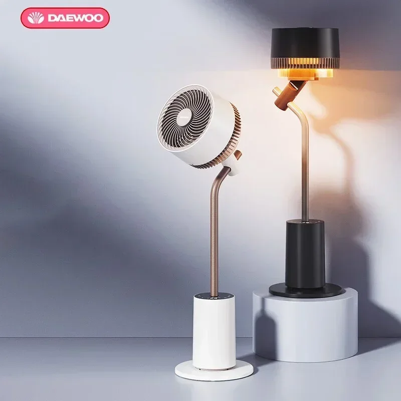 Ventilatore di circolazione dell'aria Daewoo 110V/220V, ventilatore dell'aria condizionata, ventilatore da pavimento, telecomando, luce ambientale, ventilatore elettrico silenzioso