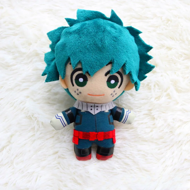 15CM My Hero Academia Anime Izuku Midoriya Katsuki Bakugou Shouto Todoroki pluszowy wisiorek zabawka miękka pluszowa lalka prezent