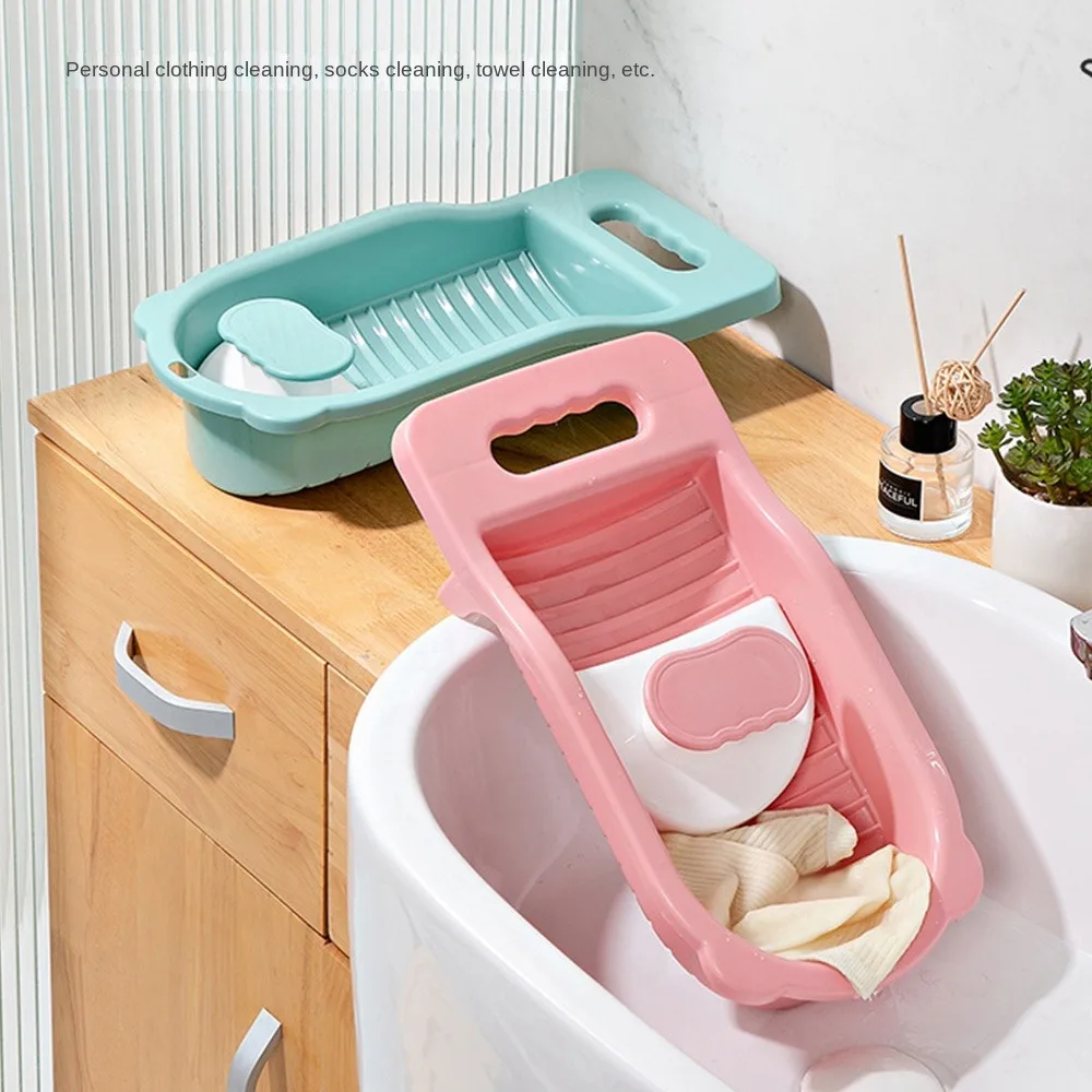 Mini Washboard Bathroom Accessories Washing Tool Washing Board Antislip For Baby Clothes Underwear Socks Convenient