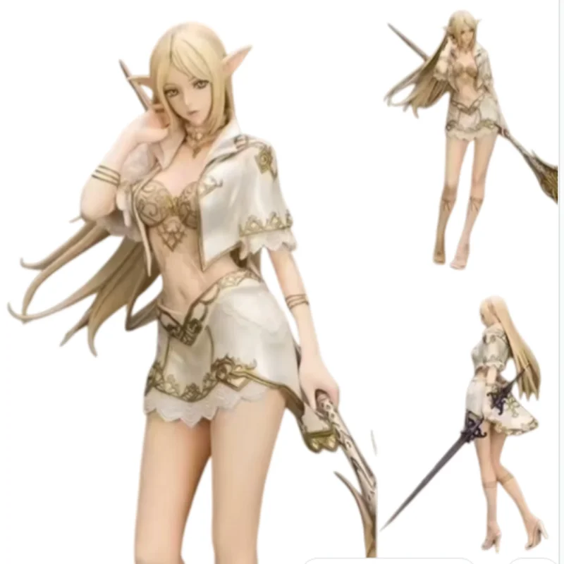 24 سنتيمتر أنيمي الشكل الأبيض قزم/دروب فتاة ماج بولي كلوريد الفينيل عمل أرقام جمع نموذج سطح المكتب الديكور طفل العصرية اللعب الهدايا #1