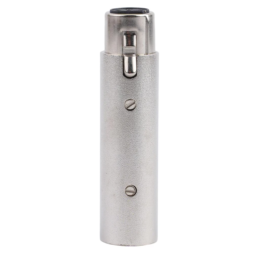 Converter XLR Three-pin Male To Five-pin Female Adapter 73x18.5mm For Stage Theatre Lighting Metal Shell Audio Accessories