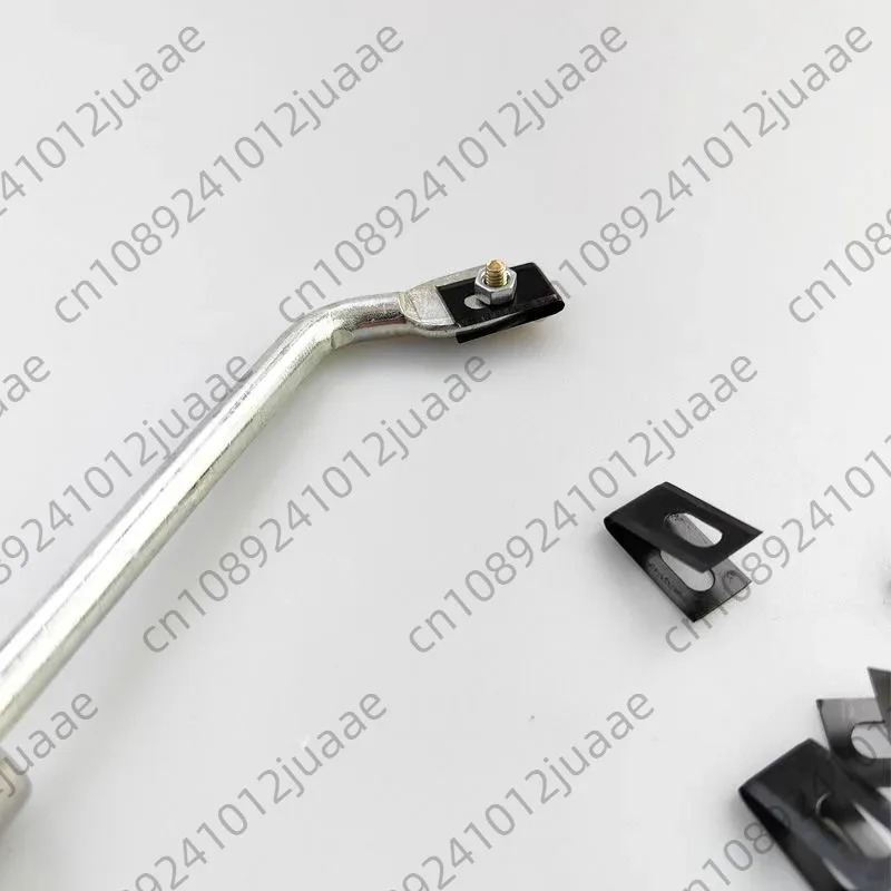 PVC Plastic Floor Slotting Knife Slotting Tool with 10PCS U-shaped Stainless Steel Blade Welding Line Slotting Machine