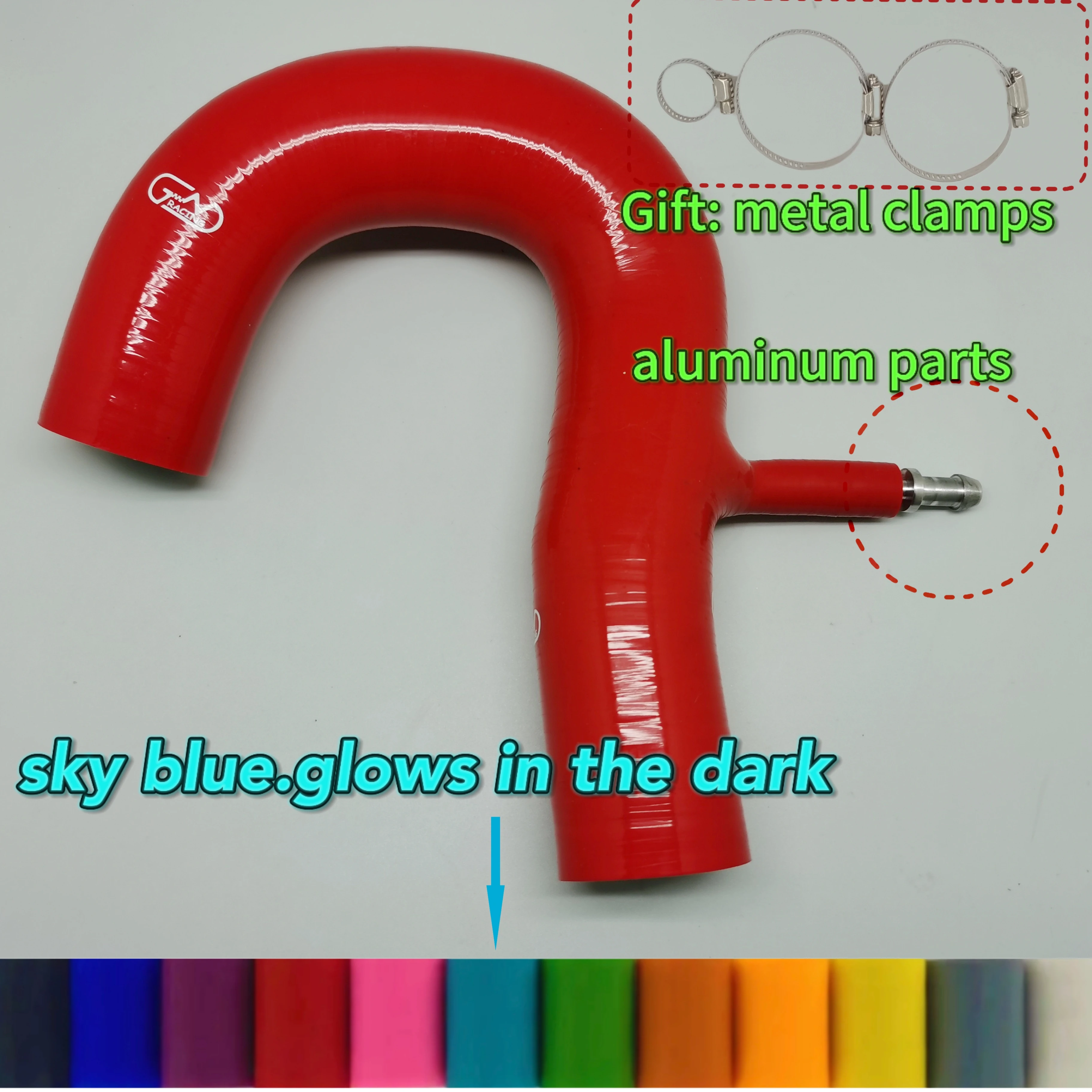 

Silicone Air Intake Induction 4ply Hose clamps kit Fit BENE FORTWO & ROADSTER For 2008-2014 Smart Fortwo 451 61HP 71HP 1.0L