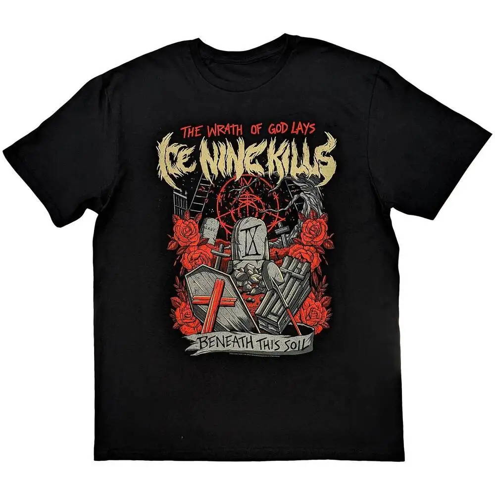 Ice Nine Kills Unisex T-Shirt: Wrath OFFICIAL NEW  High Quality 100%Cotton Short Sleeve