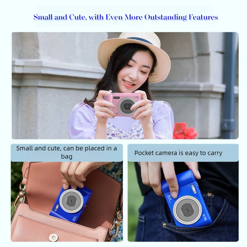 M2 Retro CCD كاميرا رقمية محمولة فلاش كاميرا على مستوى الدخول 44 مليون بكسل التركيز التلقائي