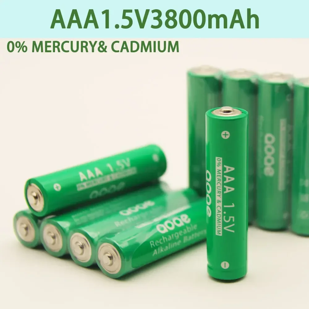 AAA 1.5 V 4-20PCS AAA 3800 Mach Rechargeable Battery 3800 Mach Charging New Alcalinas Aoae +1 4-cell Battery Charger