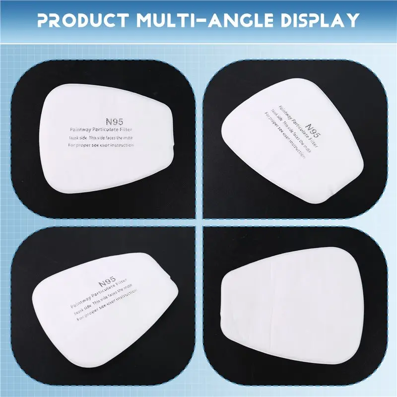 BMBY-Respirator Filter Cartridge 5N11 For 6200, 6502 7502,Series Masks-For Dust-Proof For Dust& Torch Cutting 80 PCS