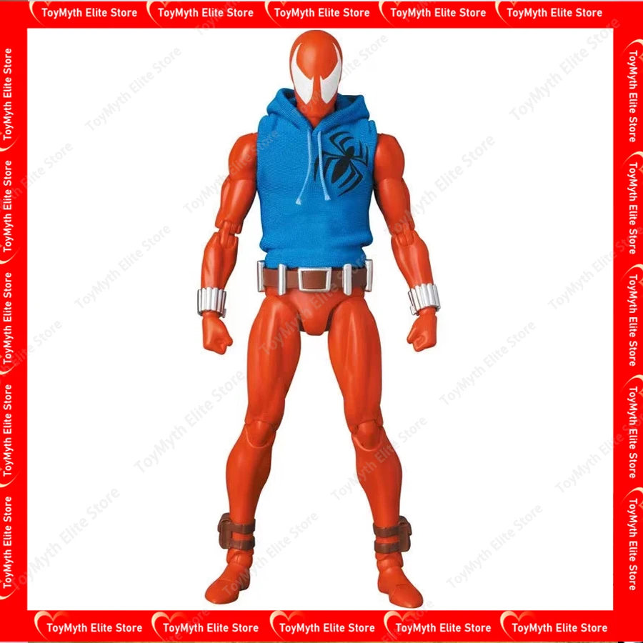 

В наличии Ct Toys Scarlet Spider Mafex 186, Человек-паук, удивительный Человек-паук, комическая версия, аниме, экшн-фигурка, декор для стола, подарки