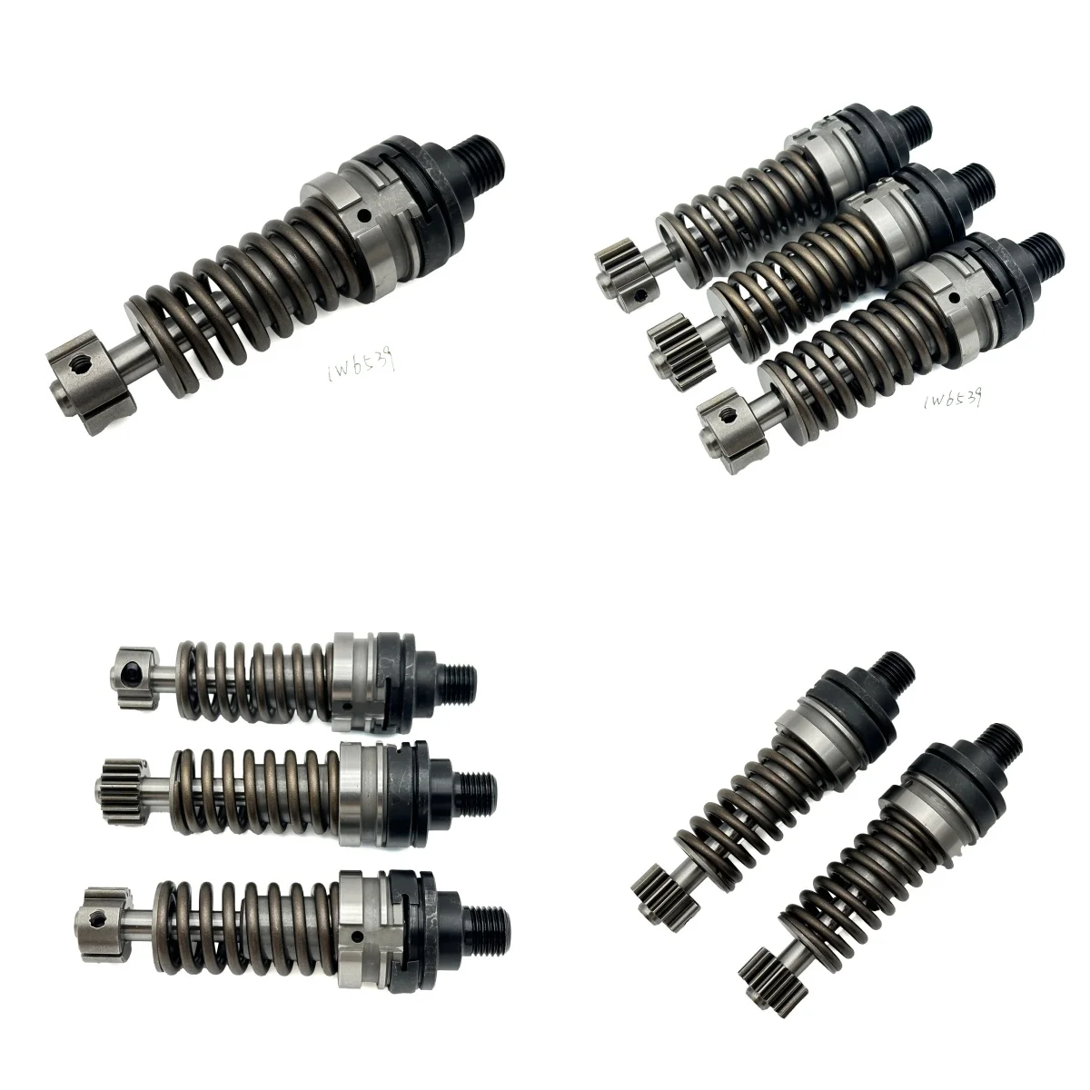 1W6539 6 Pcs Fuel Injection Pump Plunger Compatible with Caterpillar CAT Engine 3204 3304 3304B 3306 3306B