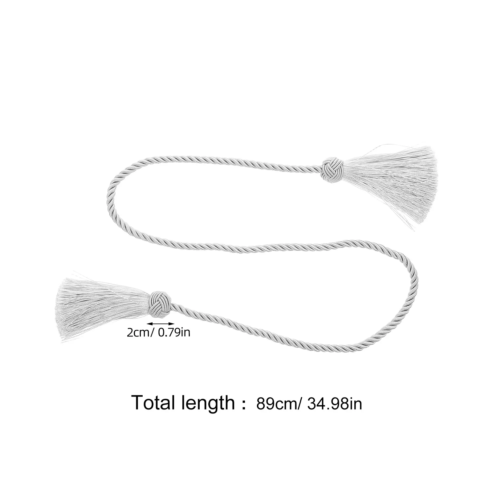 1 زوج مضفر الستار تيباكس حبل الزخرفية Holdbacks ل الستائر شير الستائر غرفة المعيشة غرفة نوم شرابة الملحقات #4