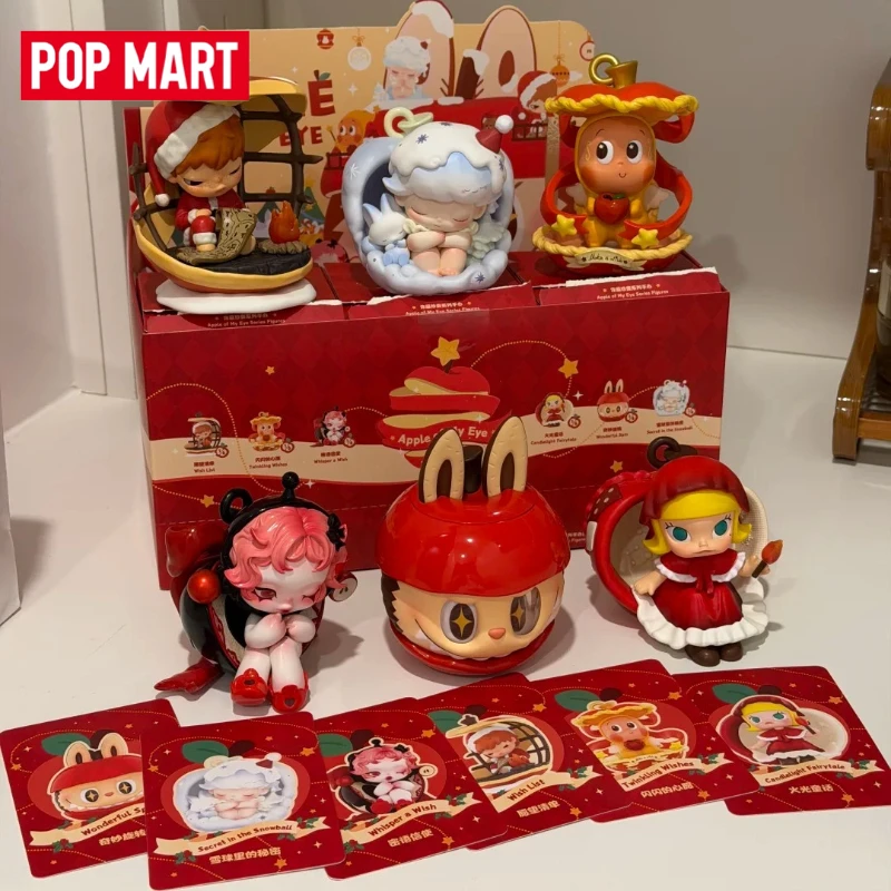 

Genuine POP MART APPLE OF MY EYE Series Blind Box Delicate and Charming Cute Figurine Small Ornaments Christmas Gift